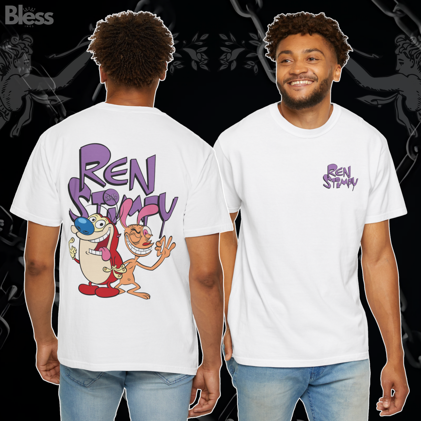 Polera Ren y Stimpy
