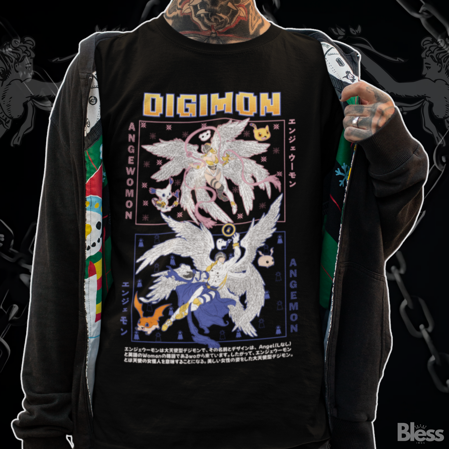 Polera Digimon Angemon