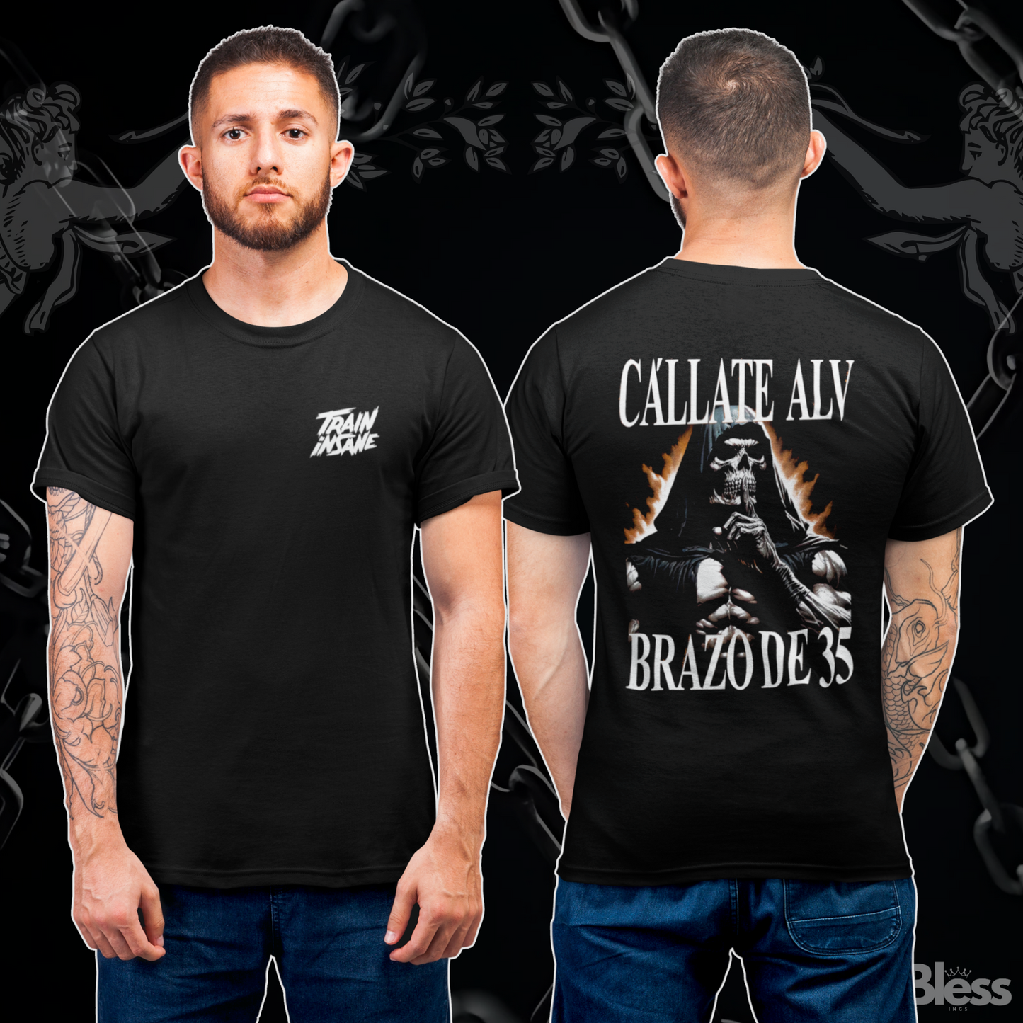 Polera Gym - Callate alv brazo de 35