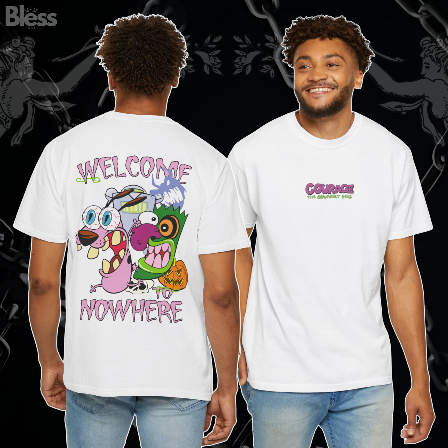 Polera Coraje el Perro Cobarde