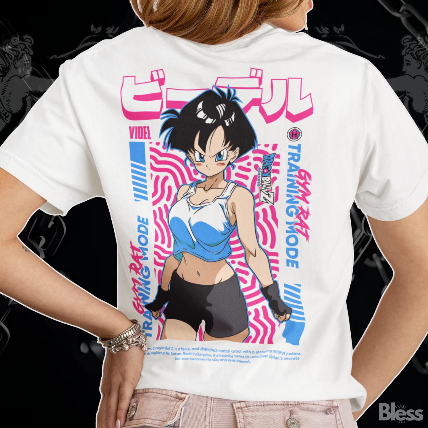 Polera Videl Dragon Ball GYM