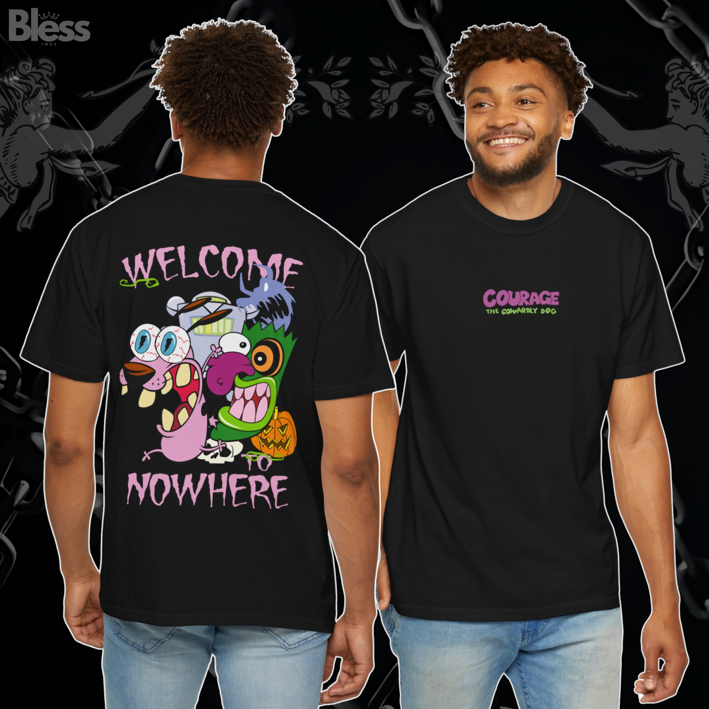 Polera Coraje el Perro Cobarde