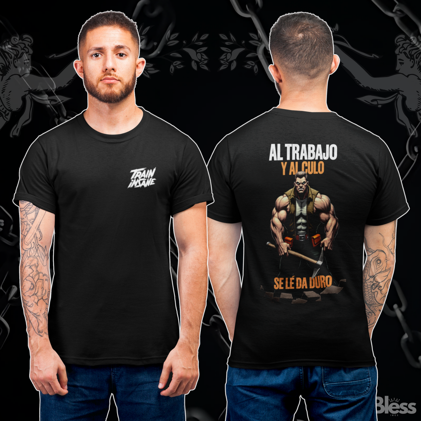 Polera Gym - Al trabajo y al culo se le da duro