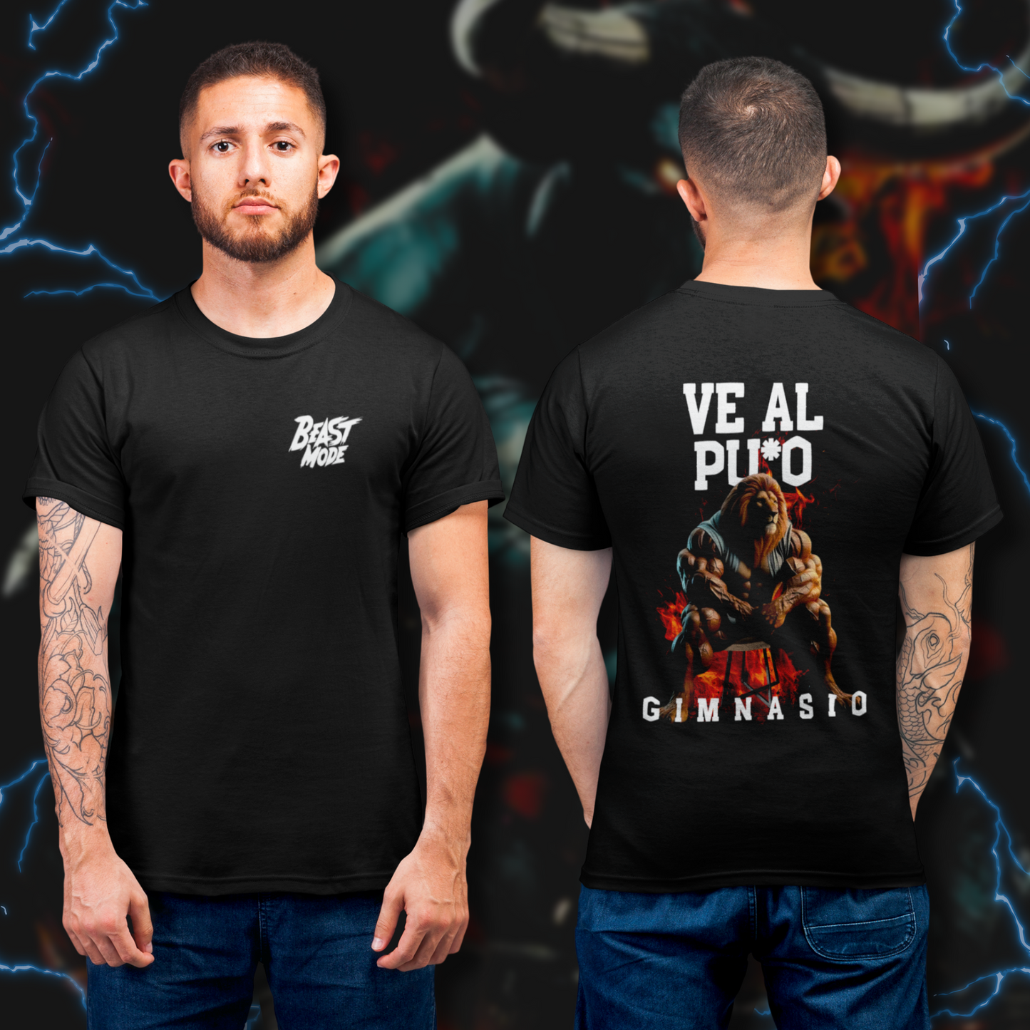 Polera Gym - Ve al Put* Gimnasio