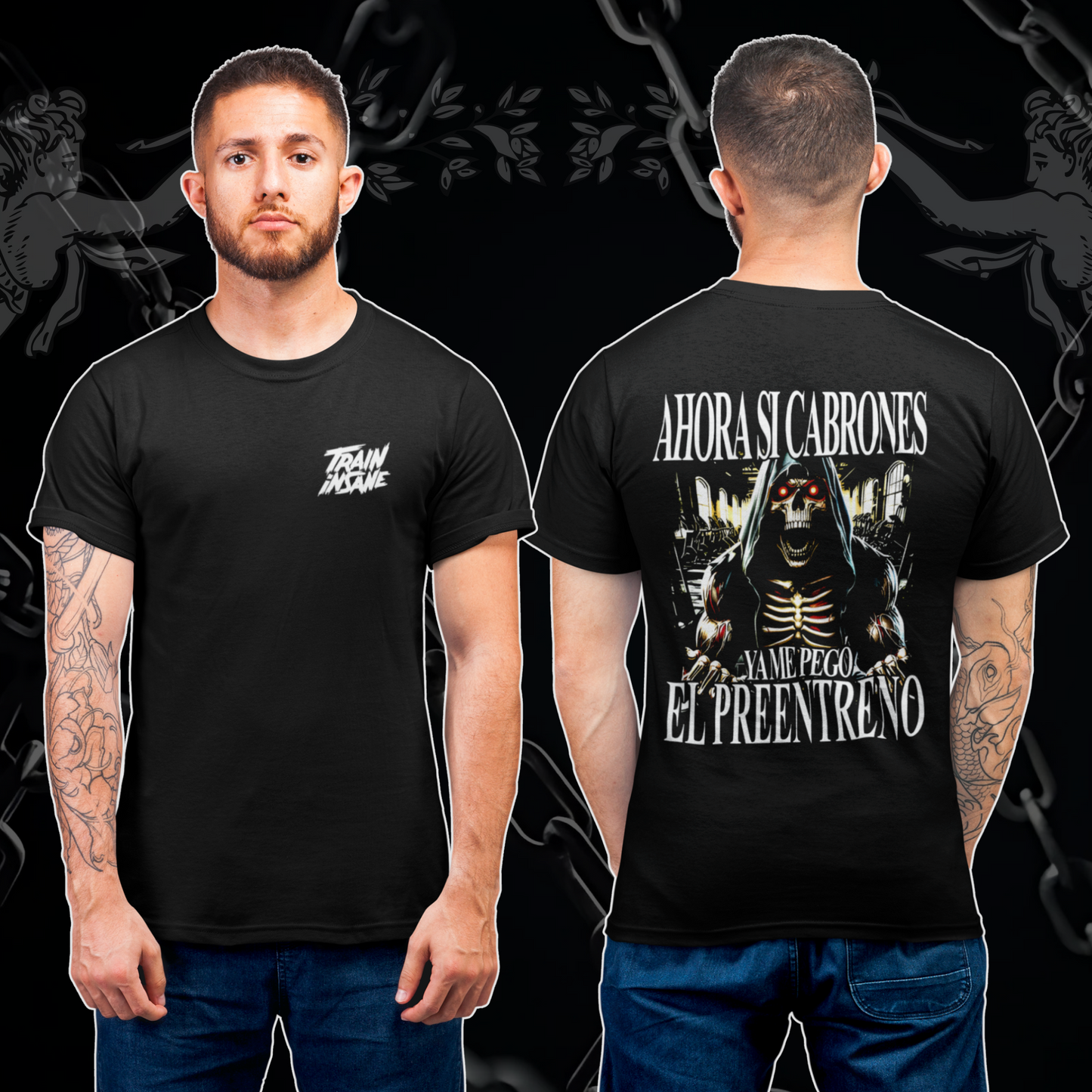 Polera Gym - Ahora si Cabrones ya me pegó el Preentreno