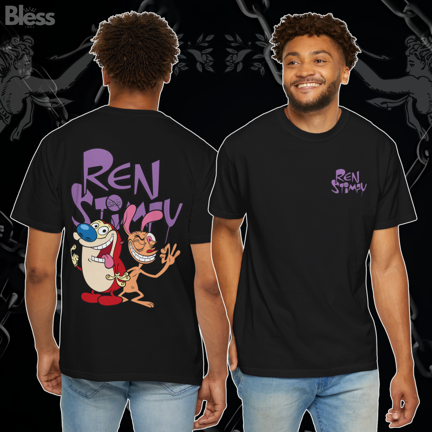 Polera Ren y Stimpy