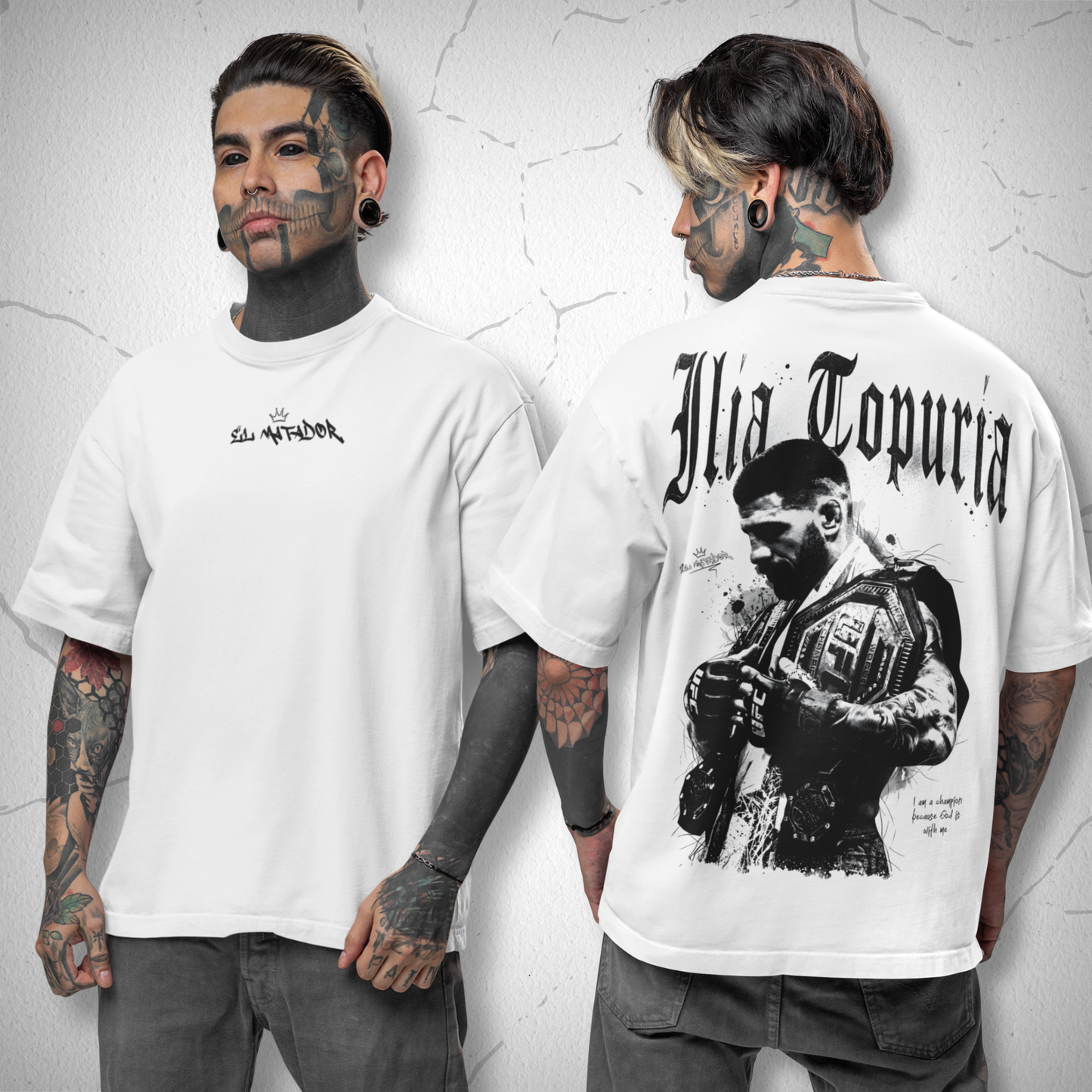 Ilia Topuria Doble Campeon | DARKCONTRAST Edition