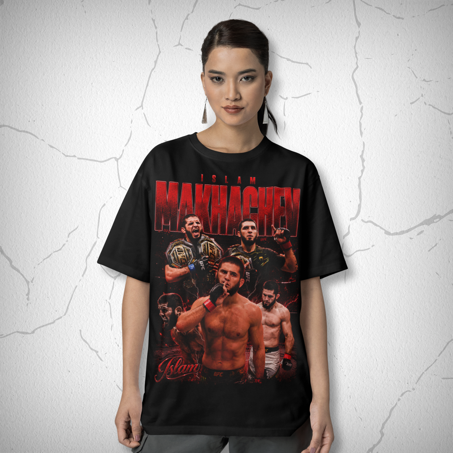 Islam Makhachev RED Bootleg Pirata UFC