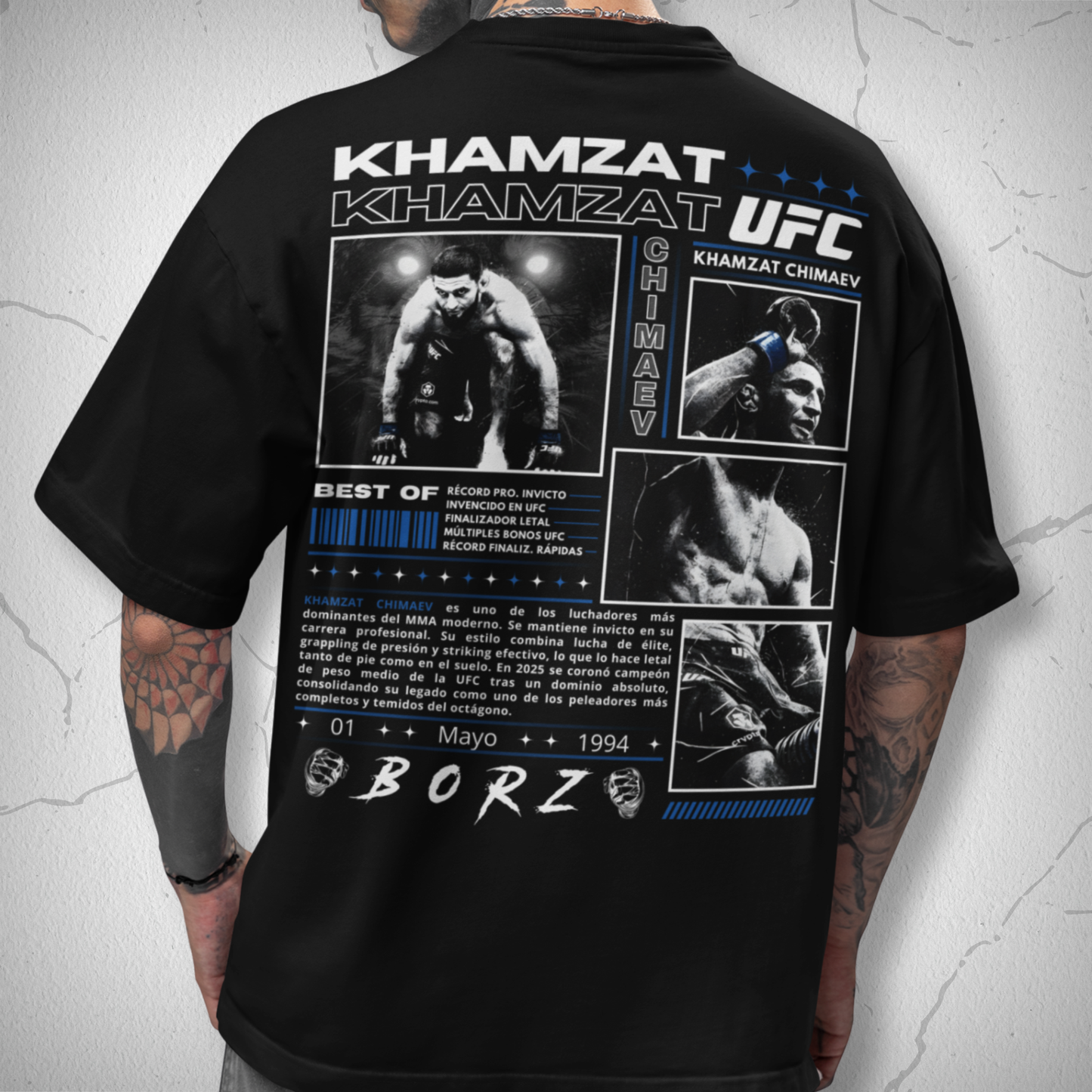 Khamzat Chimaev Collage