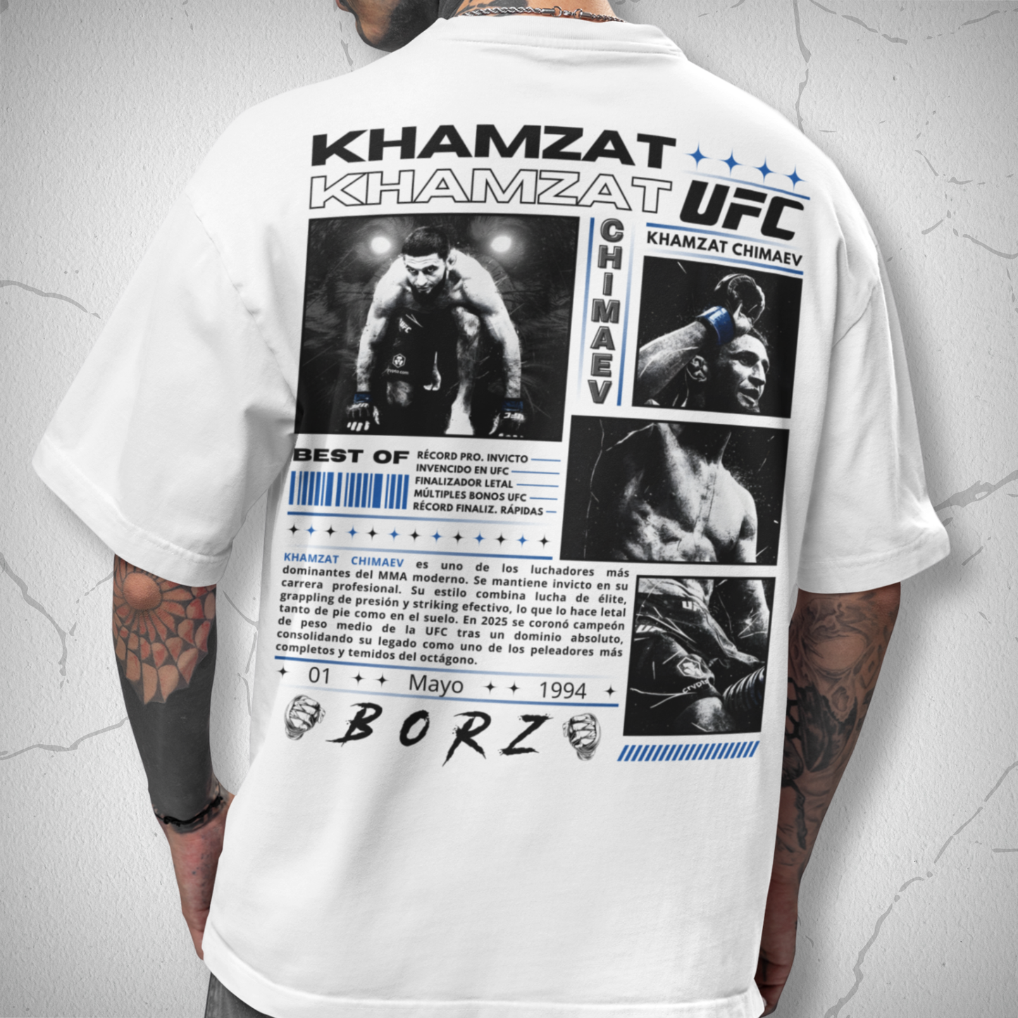 Khamzat Chimaev Collage