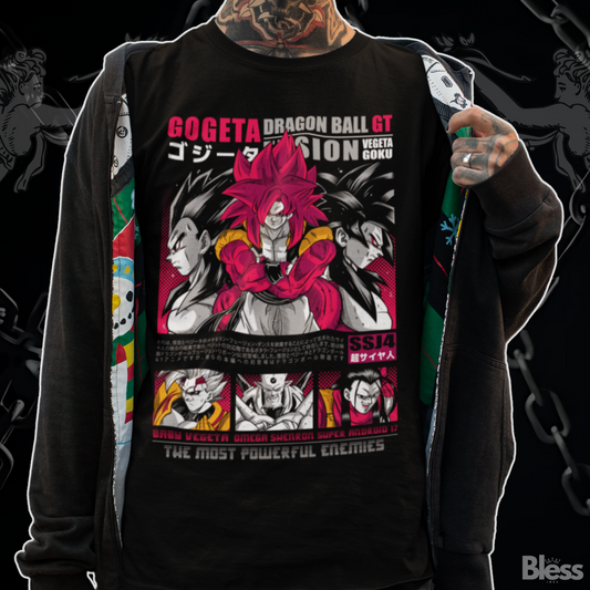 Polera Gogeta SSJ4 Dragon Ball GT