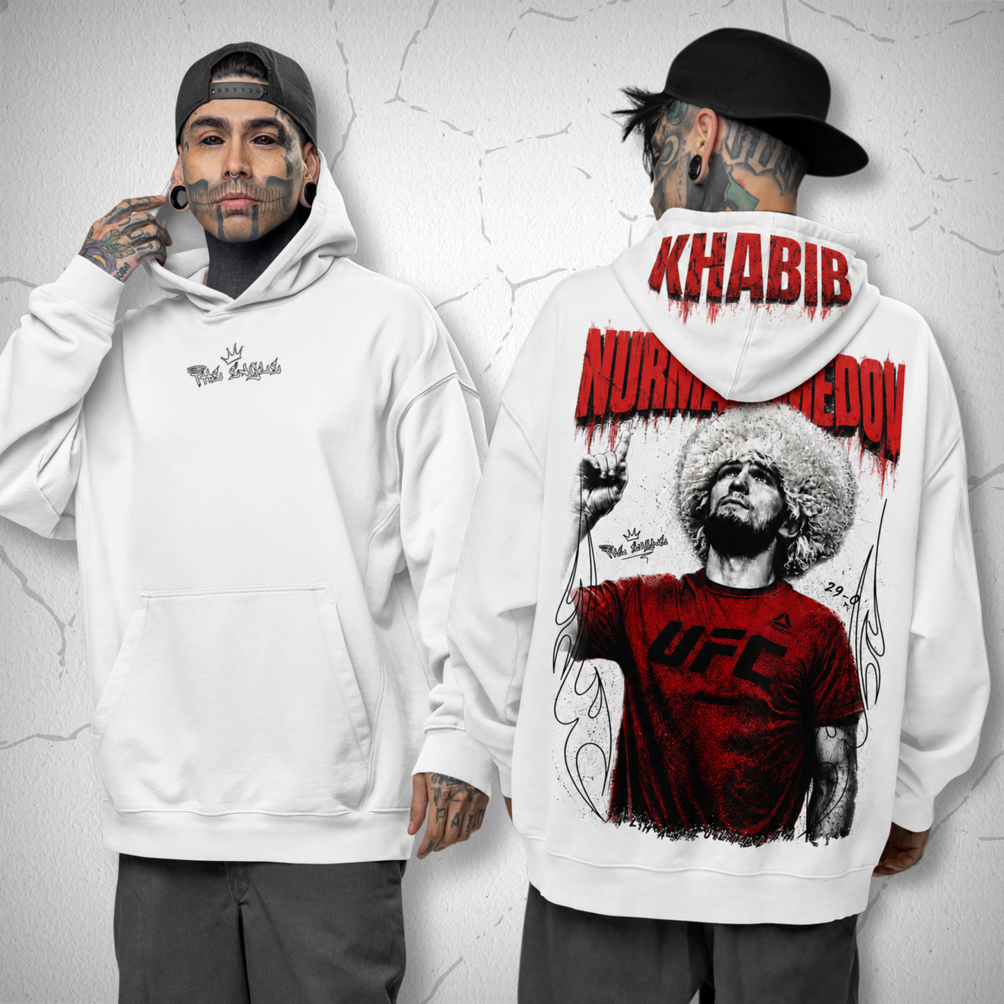 Polerón Khabib Nurmagomedov DarkContrast Especial Capucha