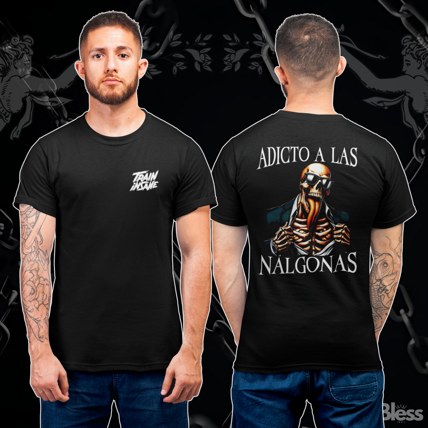 Polera Gym - Adicto a las nalgonas
