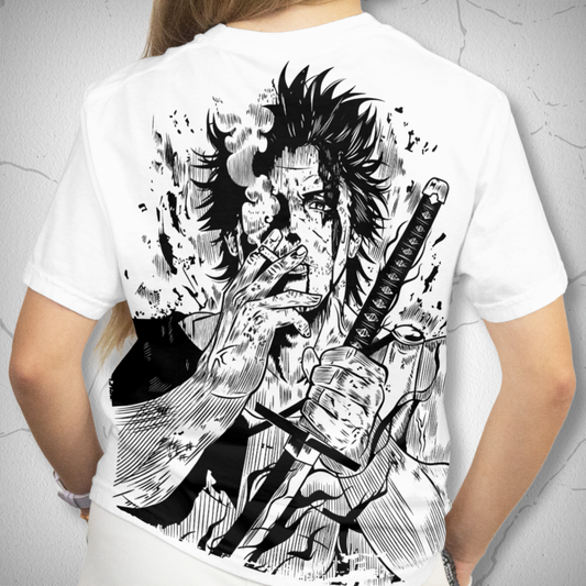 Yami Sukehiro Toros Negros Black Clover Yami fumando