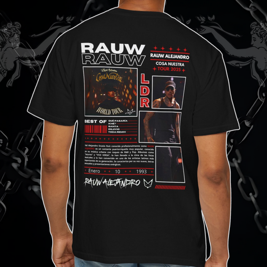 Polera Rauw Alejandro 2025 Cosa Nuestra Tour
