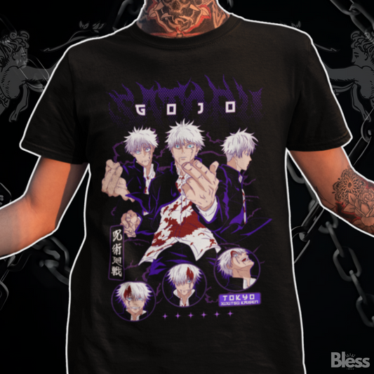 Polera Gojo Satoru Jujutsu Kaisen