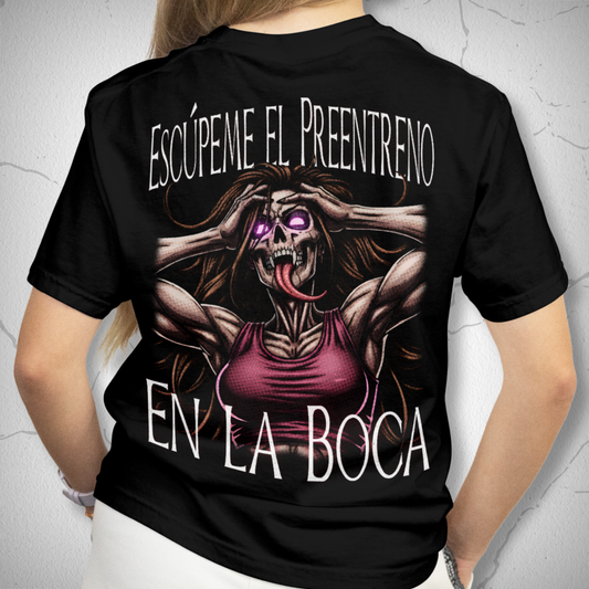 Escupeme el preentreno en la boca