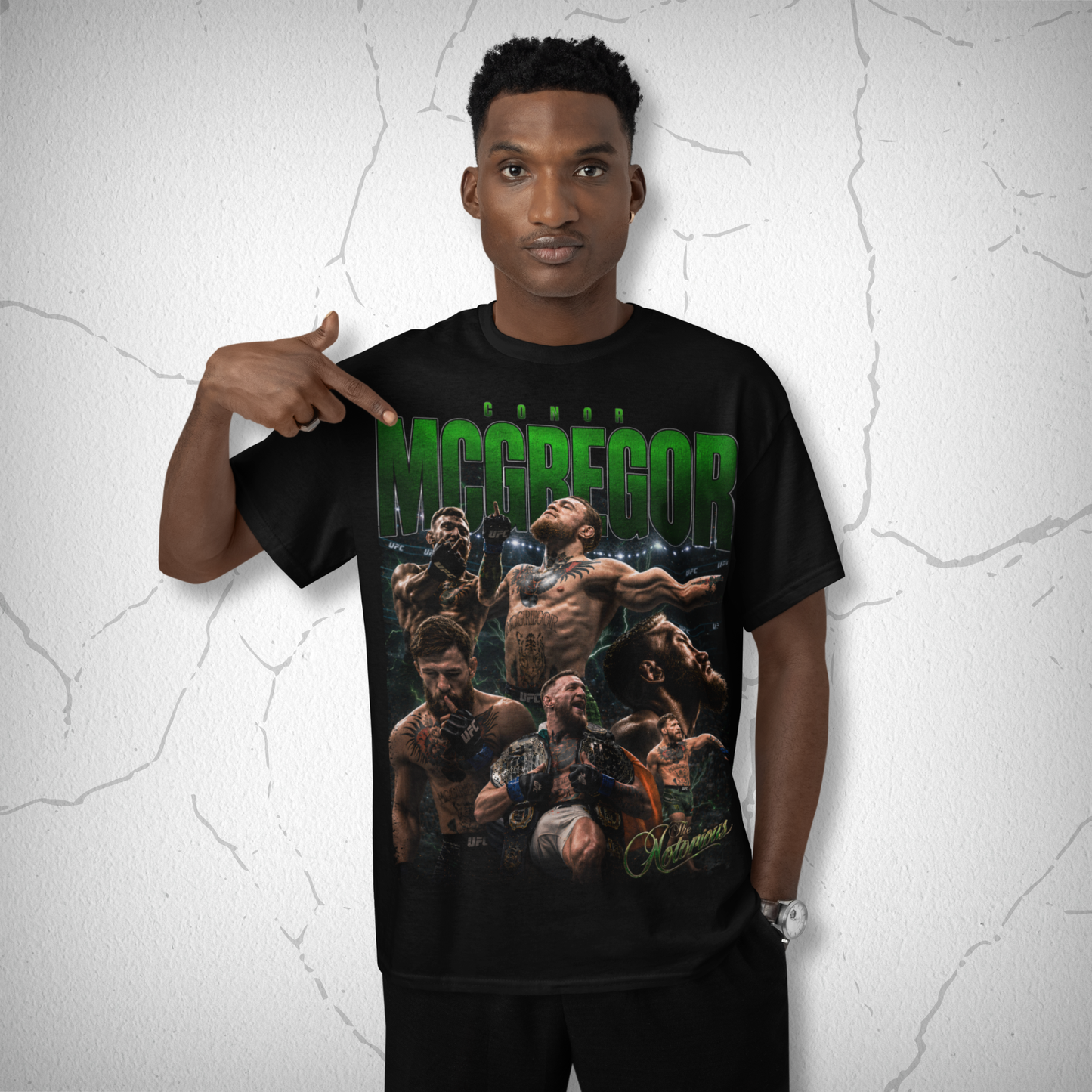Conor McGregor Green Bootleg Pirata UFC