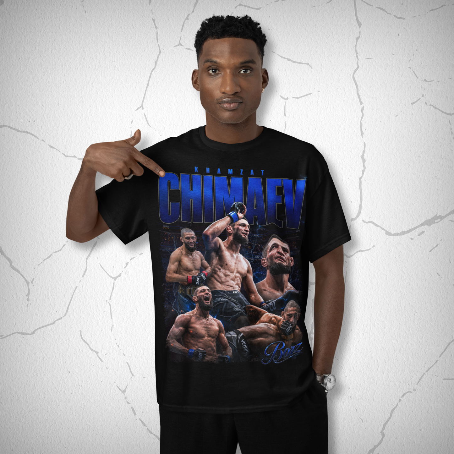 Khamzat Chimaev Blue Booleg Pirata UFC
