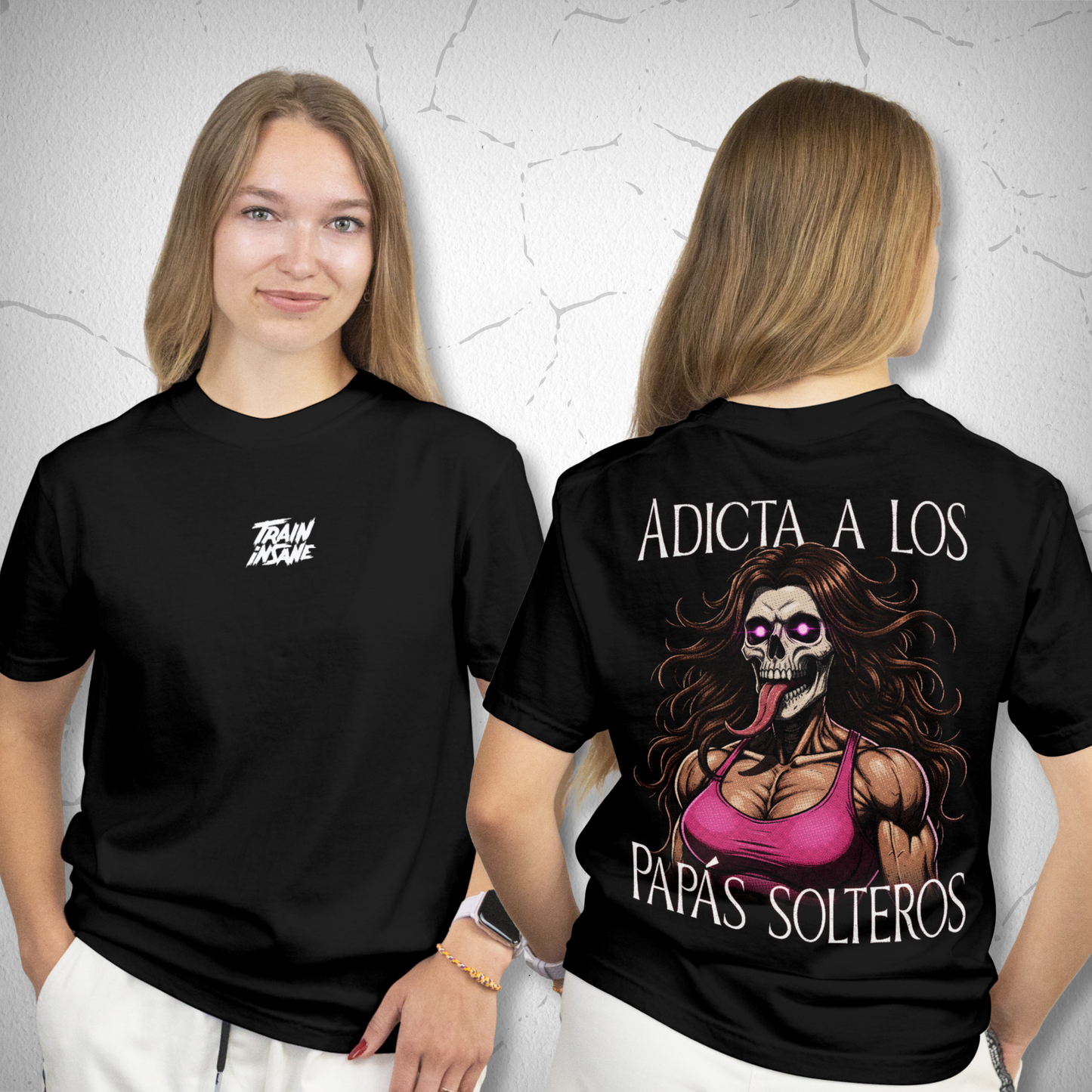 Adicta a los Papás Solteros (Calavera Mujer Musculosa)