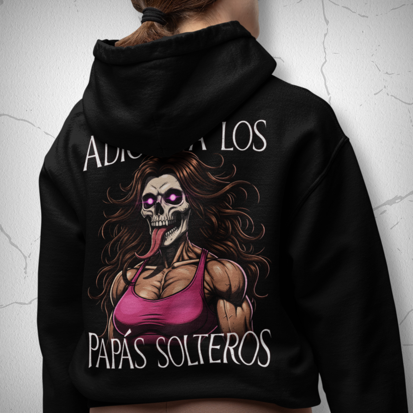 Adicta a los Papás Solteros (Calavera Mujer Musculosa)