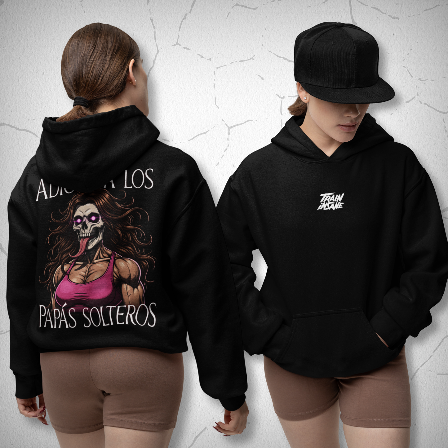 Adicta a los Papás Solteros (Calavera Mujer Musculosa)