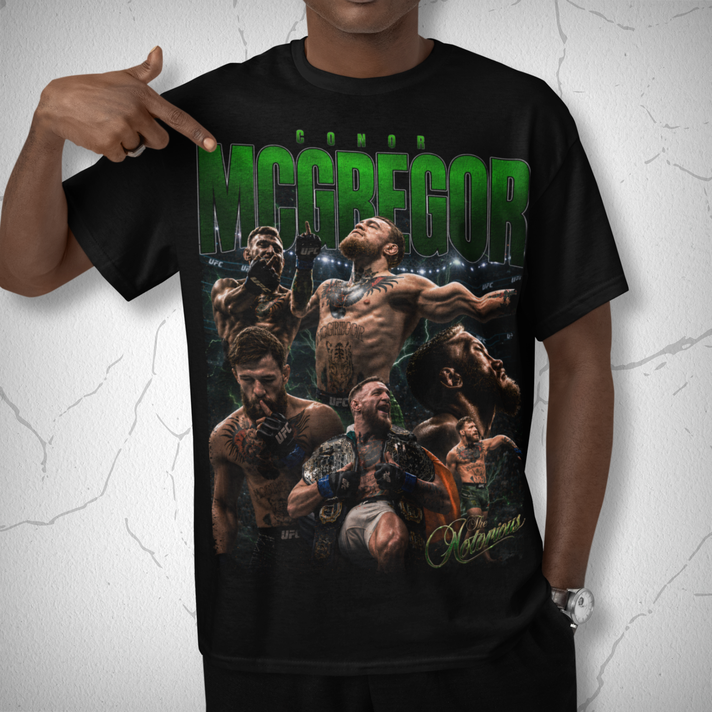 Conor McGregor Green Bootleg Pirata UFC