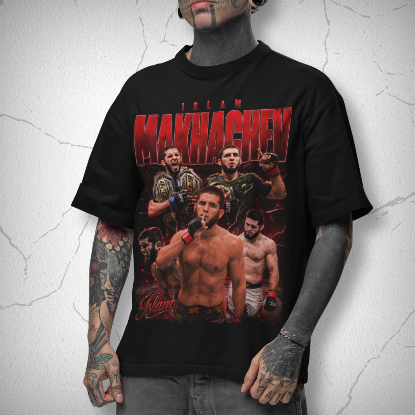 Islam Makhachev RED Bootleg Pirata UFC