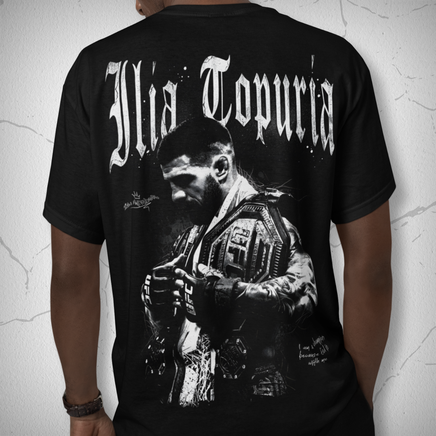 Ilia Topuria Doble Campeon | DARKCONTRAST Edition