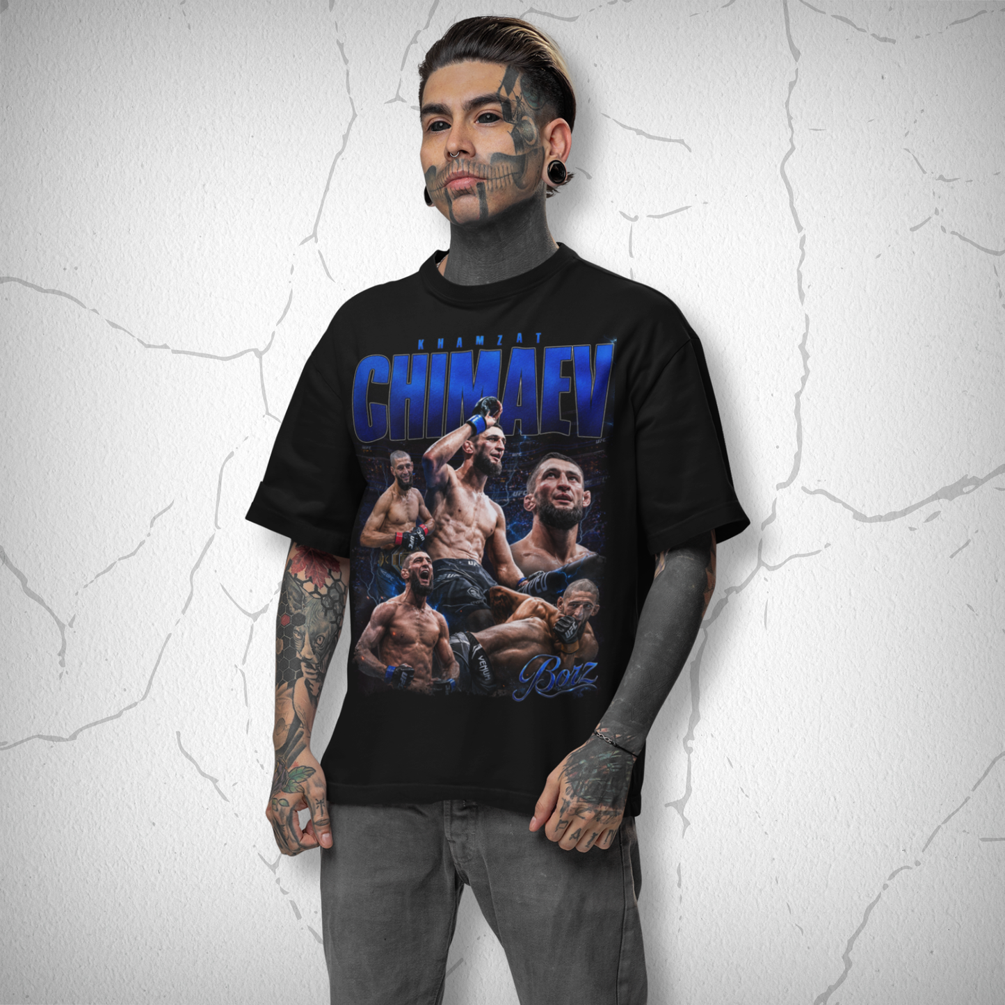 Khamzat Chimaev Blue Booleg Pirata UFC