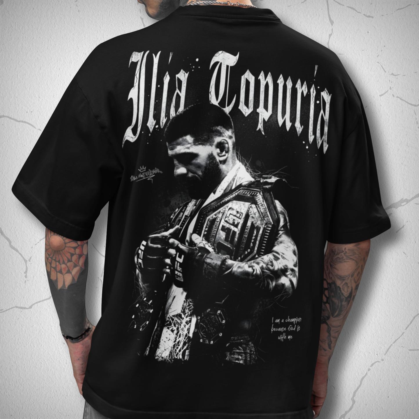 Ilia Topuria Doble Campeon | DARKCONTRAST Edition