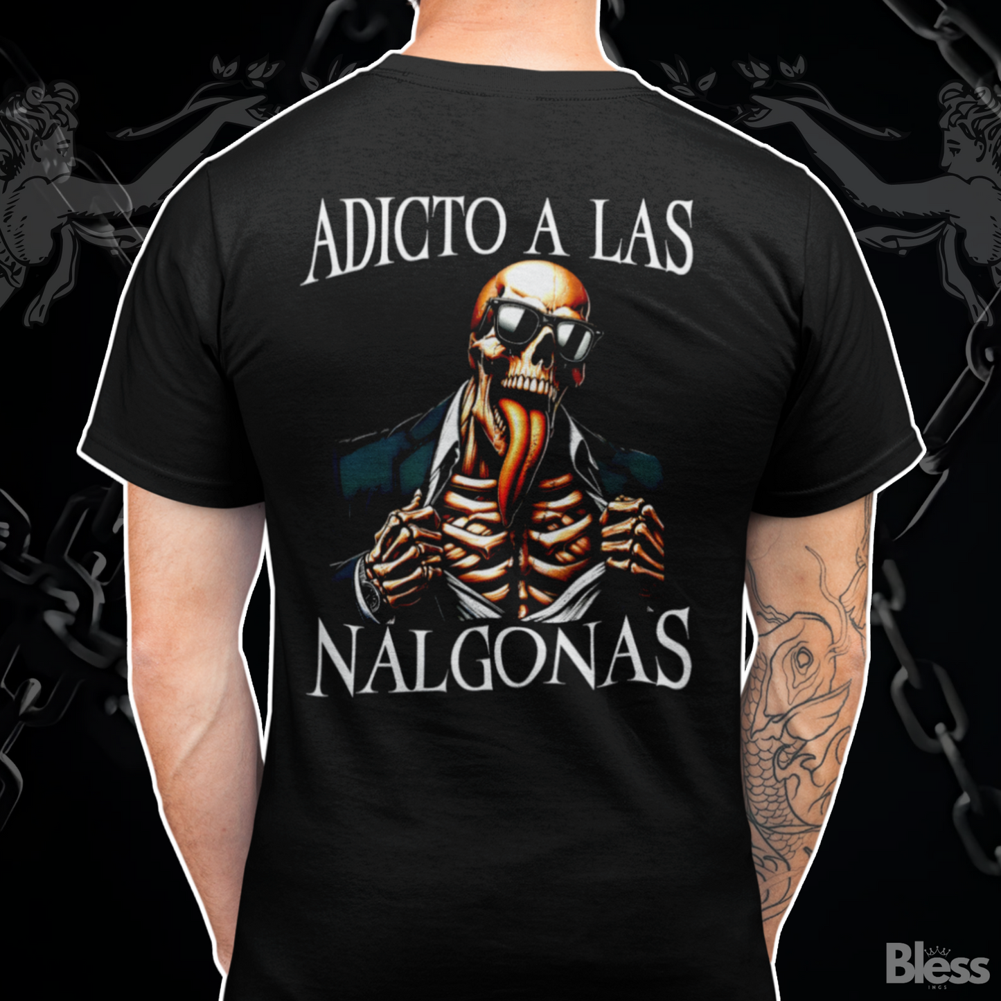 Polera Gym - Adicto a las nalgonas