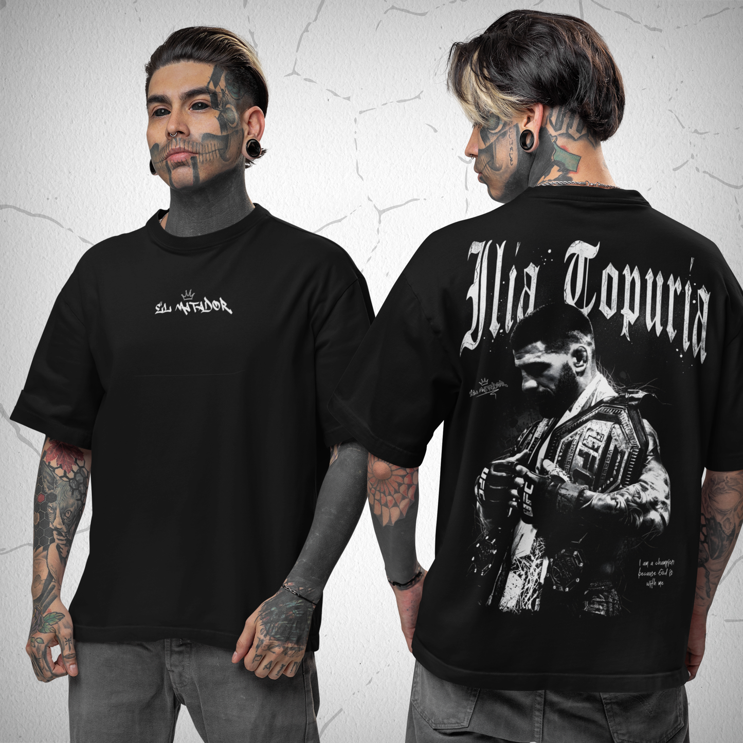 Ilia Topuria Doble Campeon | DARKCONTRAST Edition