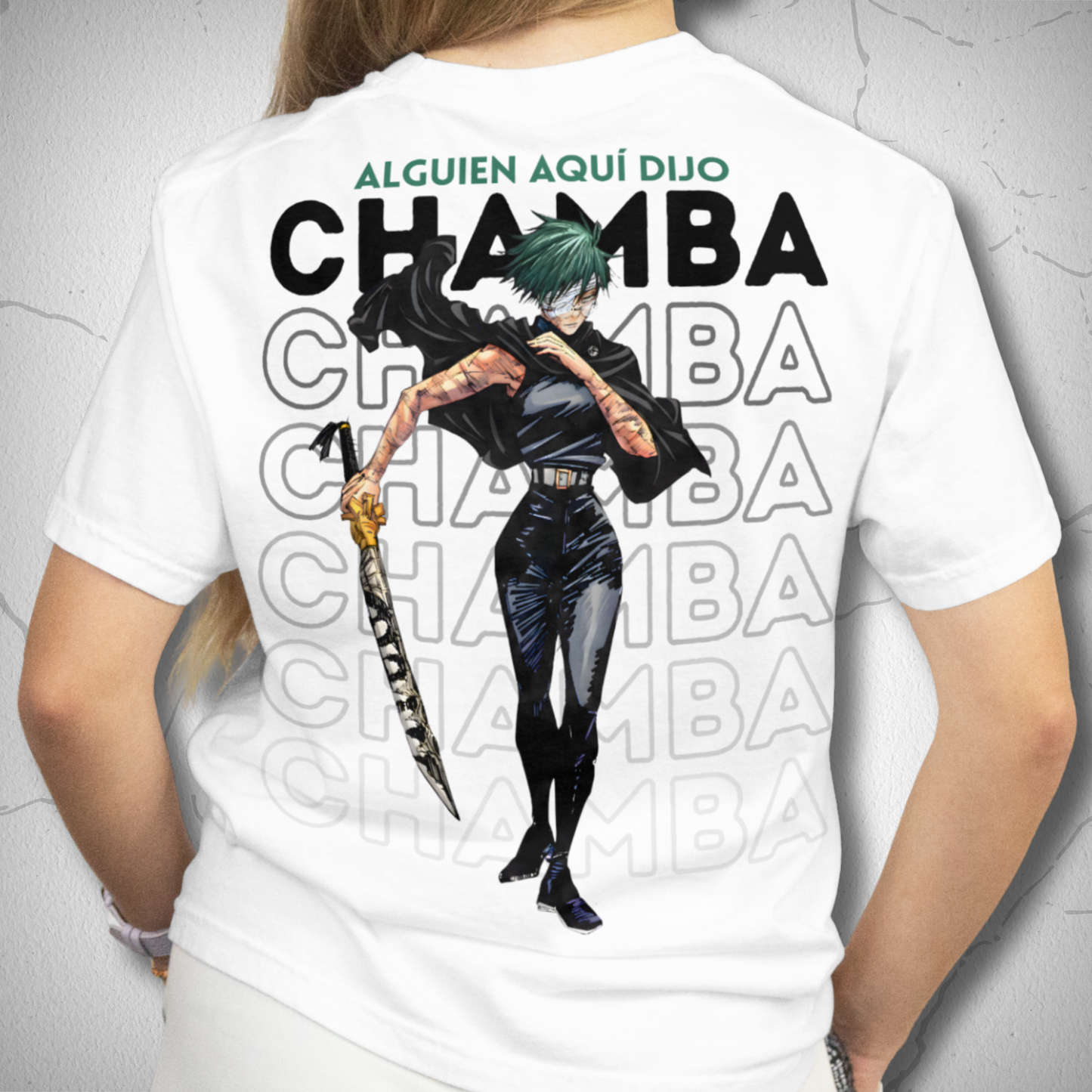 Maki Zen'in Jujutsu Kaisen Alguien dijo Chamba?